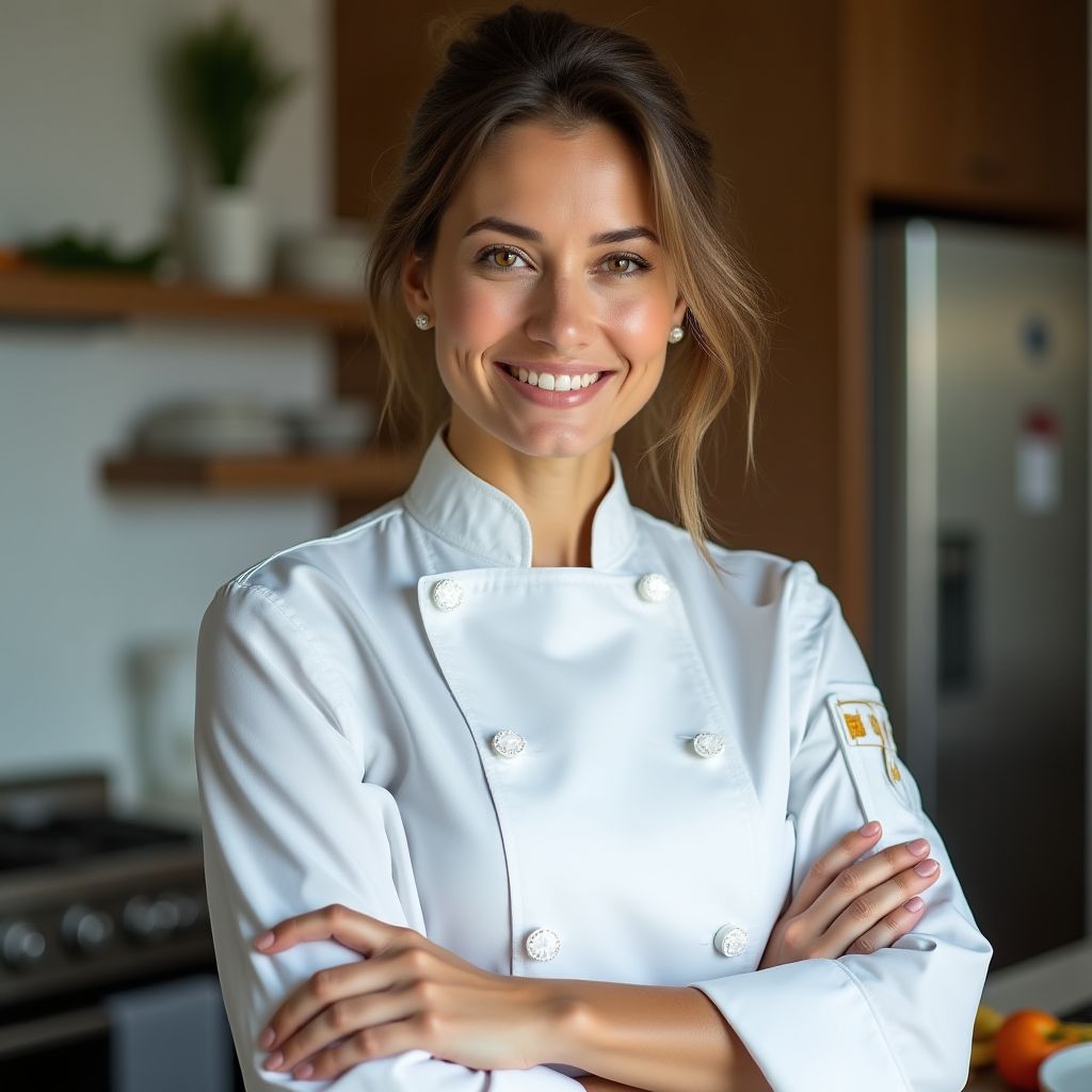 Portret van de Chef-kok, Eva de Vries
